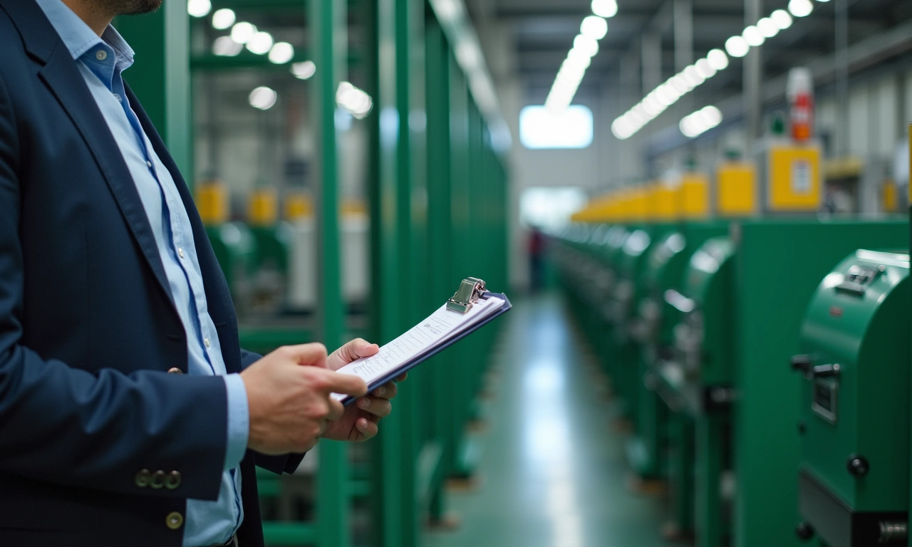 Manufacturing equipment being evaluated for borrowing base calculation