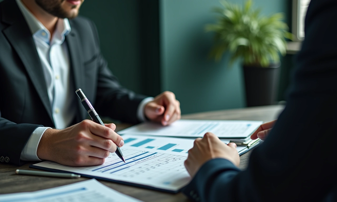 Business owner analyzing balloon loan interest-only payment structure and refinancing timeline