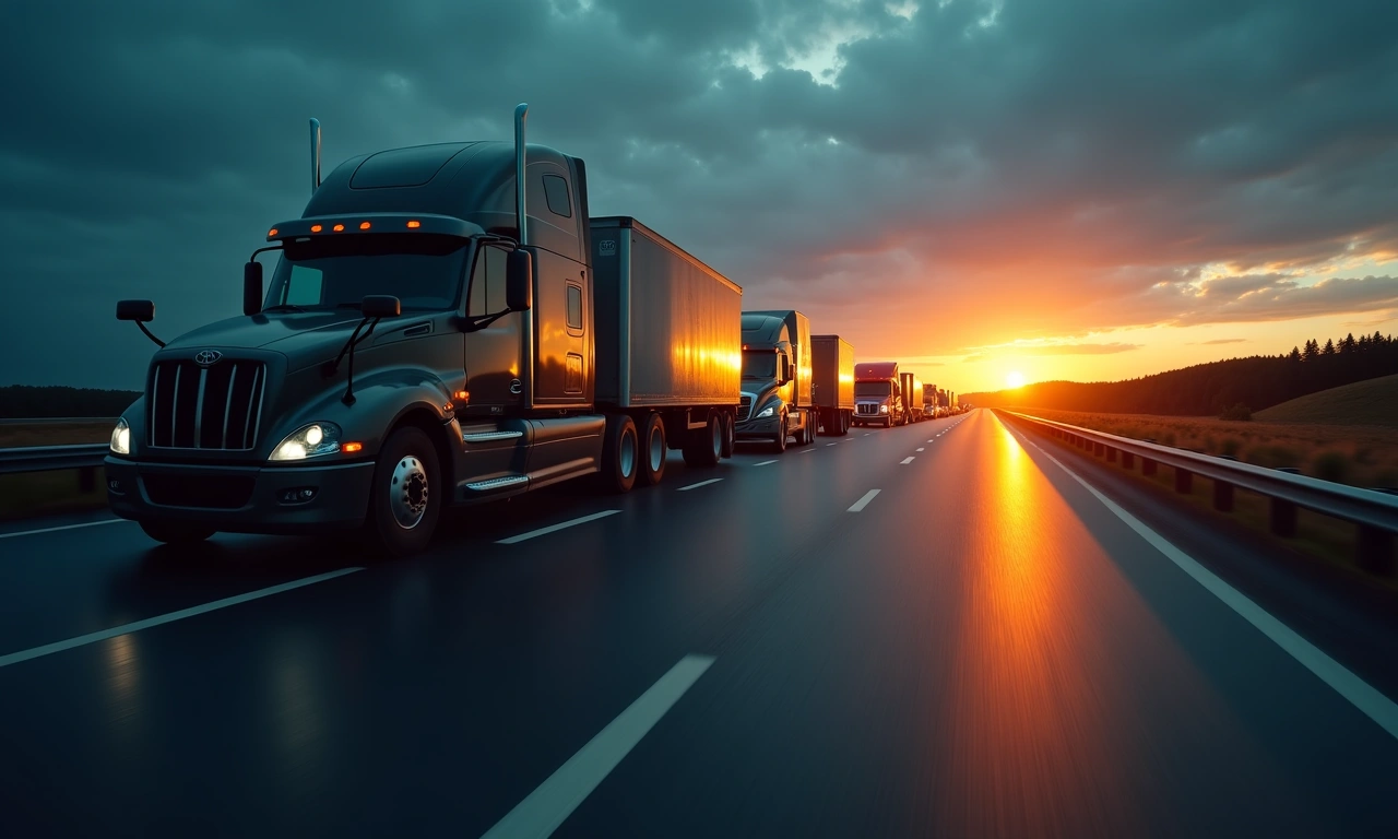 Owner operator reviewing trucking company term loan options for semi truck purchase financing