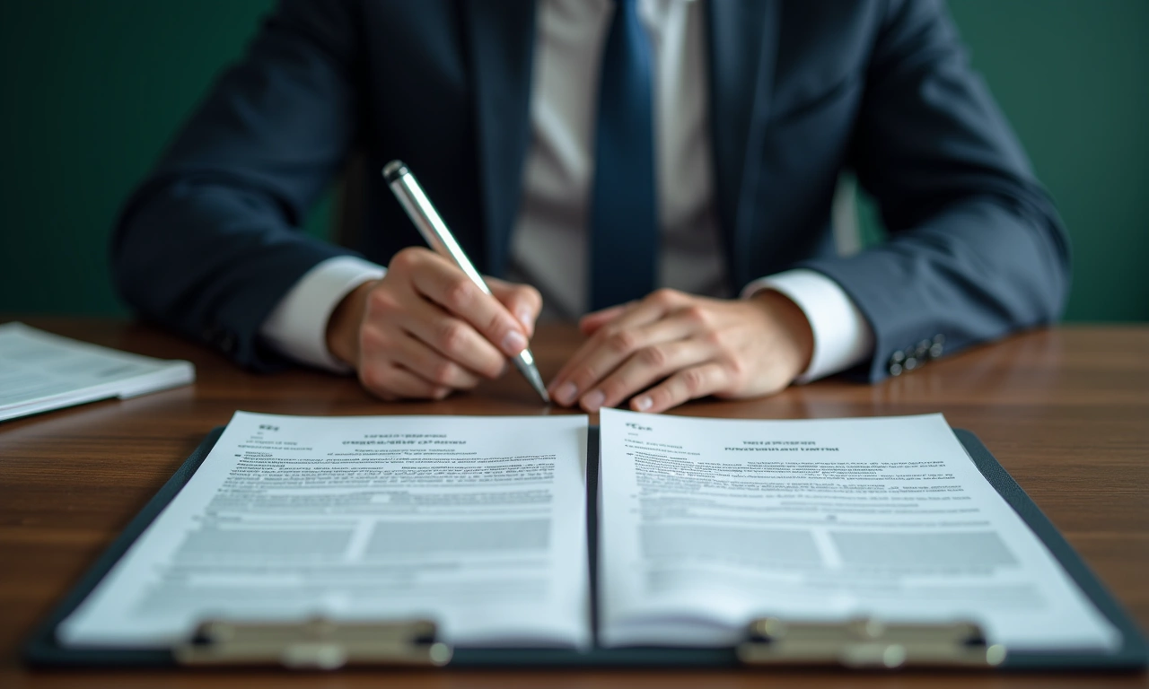 Financial advisor explaining term loan versus line of credit structure to business owner at desk