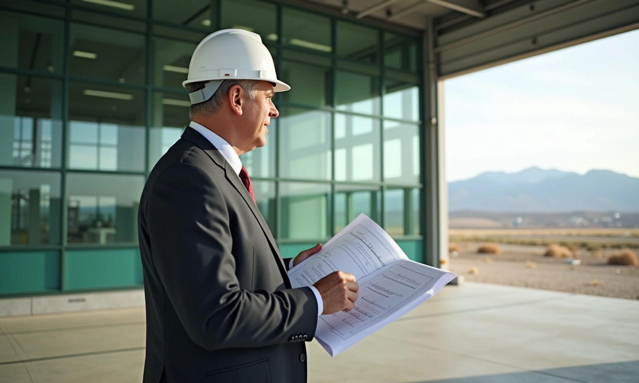 Industrial expansion project in Davis County Utah with Wasatch Front backdrop