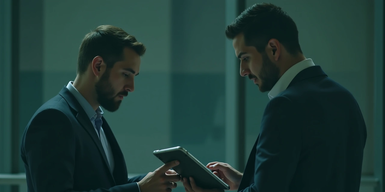 Business banking relationship discussion with a commercial lender