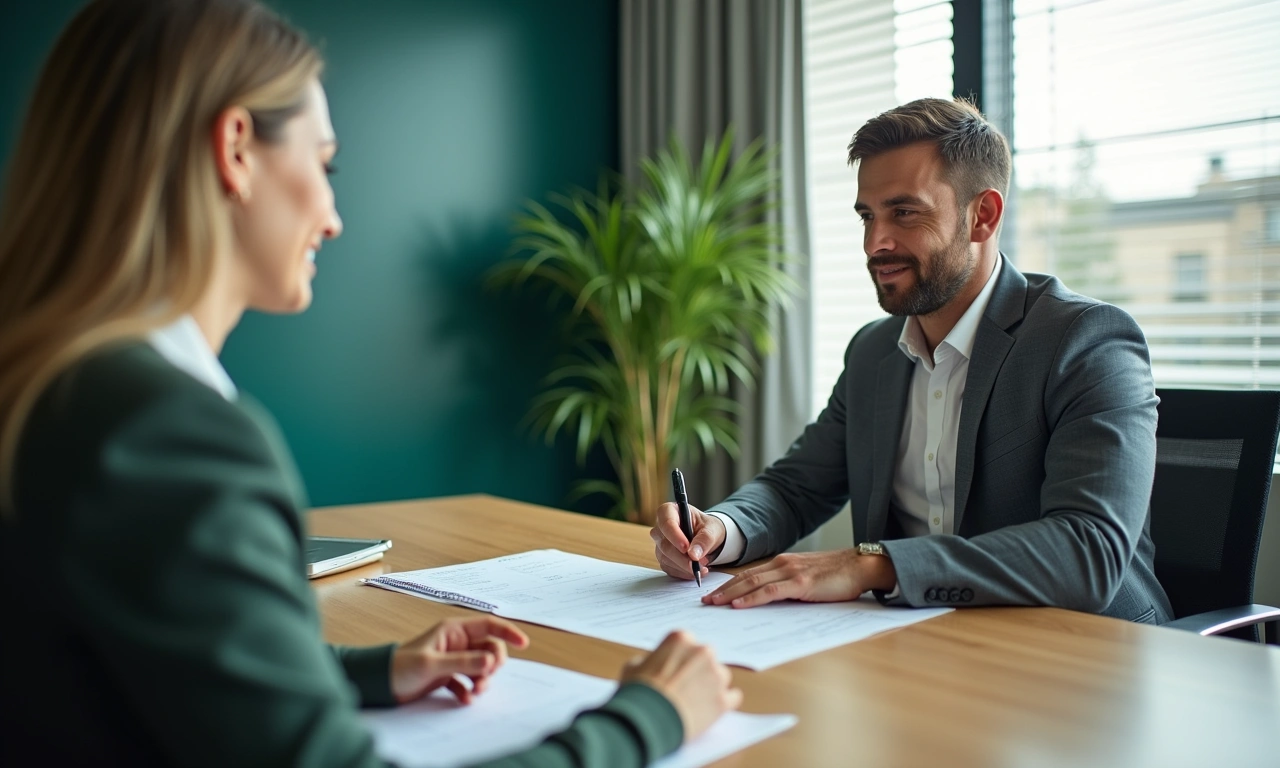 Business credit advisor meeting with Kaysville small business owner
