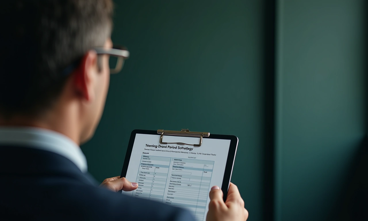 Business financial advisor reviewing credit line repayment strategy with business owner, collaborative professional editorial