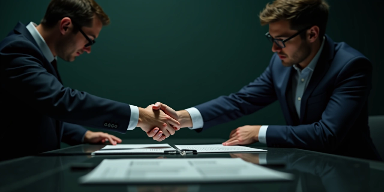 Startup founder comparing business line of credit terms with revenue-based financing offer on a laptop