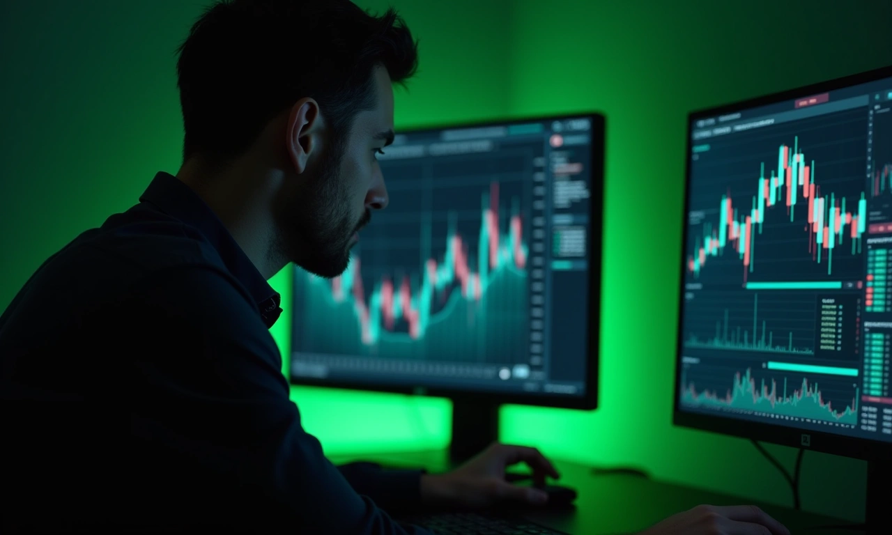Cybersecurity professional monitoring encrypted financial data streams