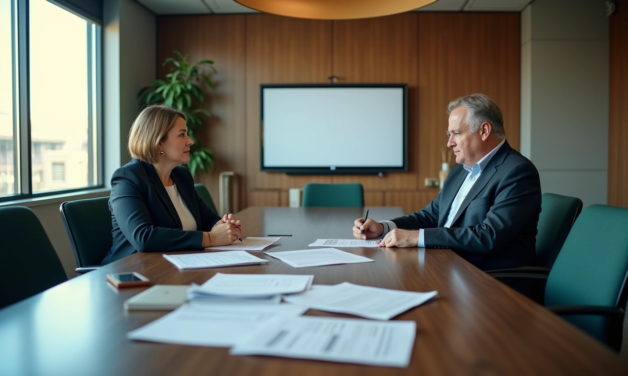 Business attorney and S-Corp owner in Davis County conference room
