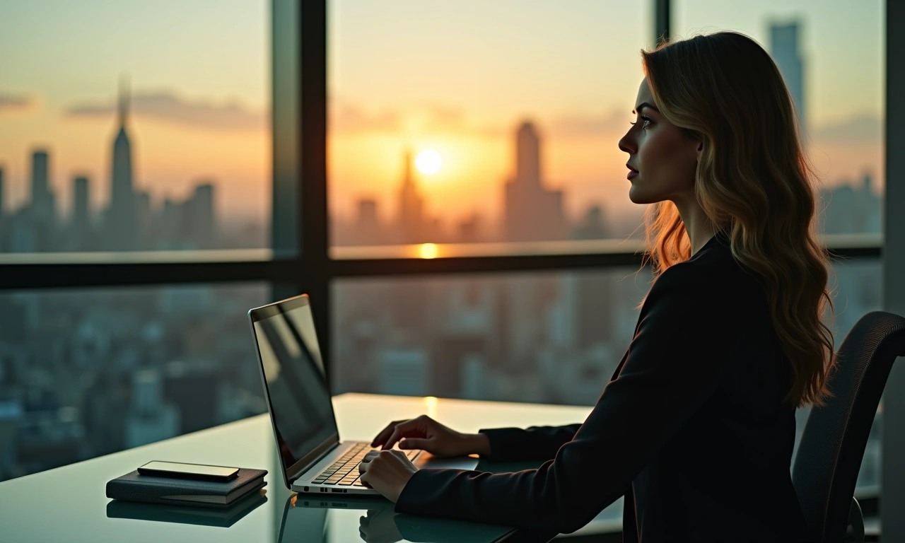 Female business owner reviewing term loan documents at her office desk with a women entrepreneur financing advisor