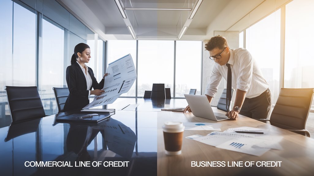 types of credit lines